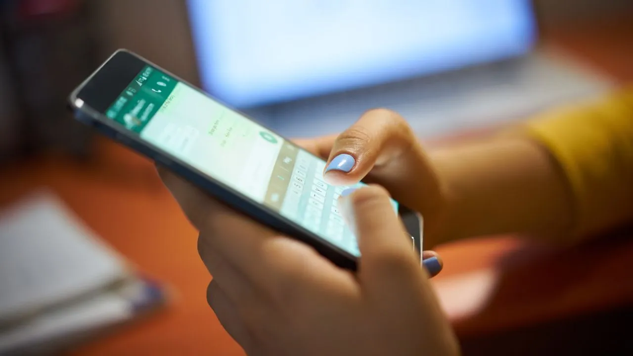 Interfaz de WhatsApp.